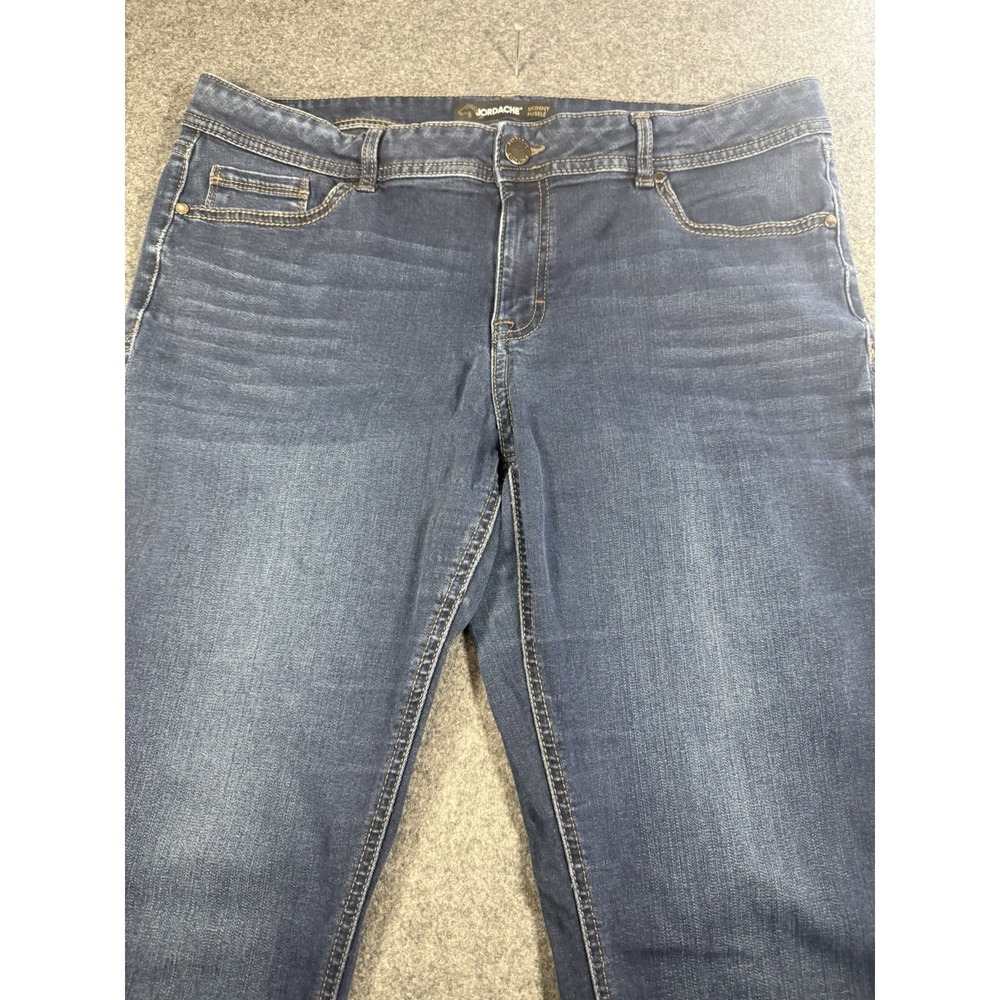 Jordache Skinny Jeans Size 16 Blue Y2K